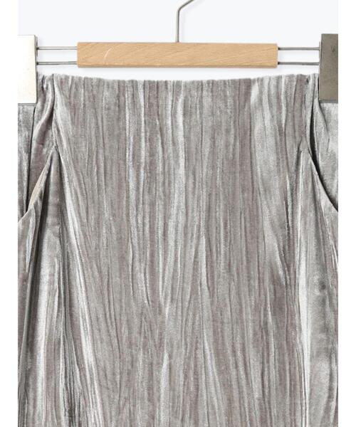 Samansa Mos2 blue（サマンサモスモスブルー）の「◎ベロアナロースカート（スカート・レディース・オレンジ/グレー/ブラック・F）」の11枚目の写真