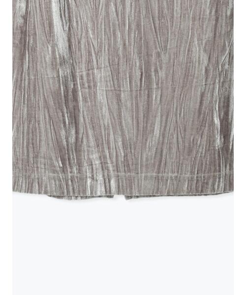 Samansa Mos2 blue（サマンサモスモスブルー）の「◎ベロアナロースカート（スカート・レディース・オレンジ/グレー/ブラック・F）」の9枚目の写真