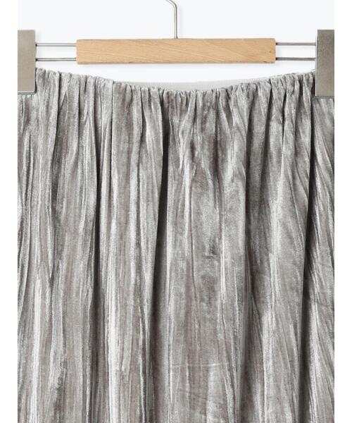 Samansa Mos2 blue（サマンサモスモスブルー）の「◎ベロアナロースカート（スカート・レディース・オレンジ/グレー/ブラック・F）」の8枚目の写真