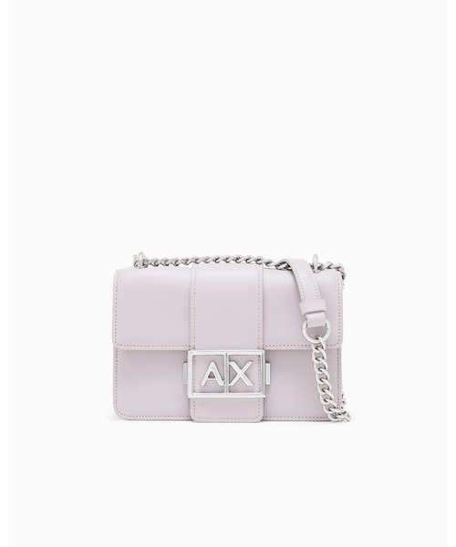 ARMANI EXCHANGE(アルマーニエクスチェンジ)の「【A|X アルマーニ エクスチェンジ】AXロゴ チェーンミニショルダーバック(ショルダーバッグ・レディース・ブラック/ガンメタ/バーガンディー/オフホワイト/ブラウン/ベージュ系/スモークピンク・FREE)」の5枚目の写真