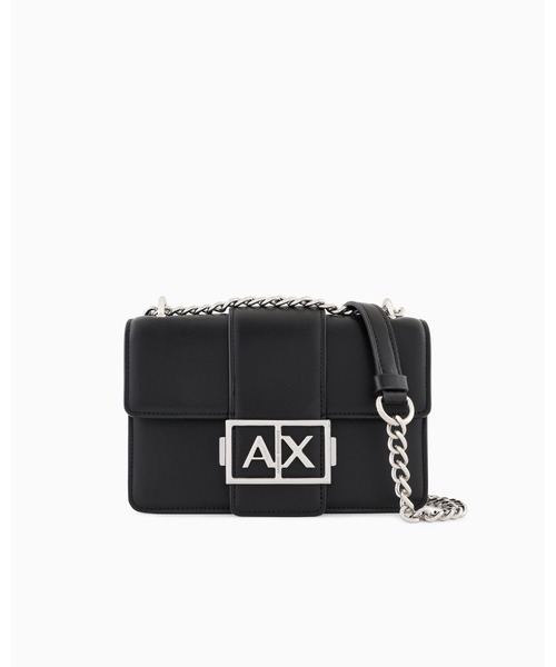 ARMANI EXCHANGE（アルマーニエクスチェンジ）の「【A|X アルマーニ エクスチェンジ】AXロゴ チェーンミニショルダーバック（ショルダーバッグ・レディース・ブラック/ガンメタ/バーガンディー/オフホワイト・FREE）」の11枚目の写真