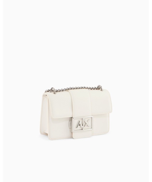 ARMANI EXCHANGE（アルマーニエクスチェンジ）の「【A|X アルマーニ エクスチェンジ】AXロゴ チェーンミニショルダーバック（ショルダーバッグ・レディース・ブラック/ガンメタ/バーガンディー/オフホワイト・FREE）」の6枚目の写真