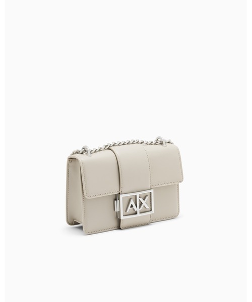ARMANI EXCHANGE(アルマーニエクスチェンジ)の「【A|X アルマーニ エクスチェンジ】AXロゴ チェーンミニショルダーバック(ショルダーバッグ・レディース・ブラック/ガンメタ/バーガンディー/オフホワイト/ブラウン/ベージュ系/スモークピンク・FREE)」の14枚目の写真