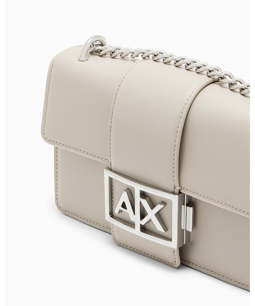 ARMANI EXCHANGE(アルマーニエクスチェンジ)の「【A|X アルマーニ エクスチェンジ】AXロゴ チェーンミニショルダーバック(ショルダーバッグ・レディース・ブラック/ガンメタ/バーガンディー/オフホワイト/ブラウン/ベージュ系/スモークピンク・FREE)」の17枚目の写真