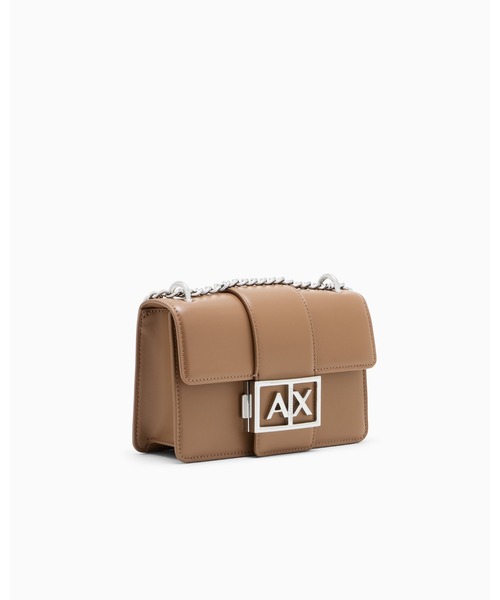 ARMANI EXCHANGE(アルマーニエクスチェンジ)の「【A|X アルマーニ エクスチェンジ】AXロゴ チェーンミニショルダーバック(ショルダーバッグ・レディース・ブラック/ガンメタ/バーガンディー/オフホワイト/ブラウン/ベージュ系/スモークピンク・FREE)」の20枚目の写真