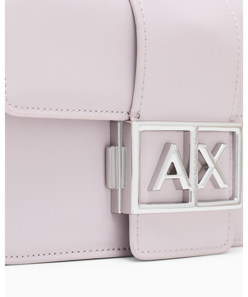 ARMANI EXCHANGE(アルマーニエクスチェンジ)の「【A|X アルマーニ エクスチェンジ】AXロゴ チェーンミニショルダーバック(ショルダーバッグ・レディース・ブラック/ガンメタ/バーガンディー/オフホワイト/ブラウン/ベージュ系/スモークピンク・FREE)」の12枚目の写真