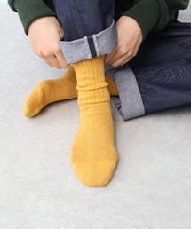 WHITE MAILS（ホワイトメイルズ）の「PAPER WIDE RIB CREW SOCKS / 和紙混ワイドリブクルーソックス（ソックス/靴下）」