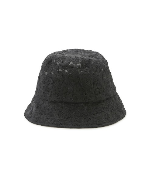 Mila Owen（ミラオーウェン）の「フラワーレースバケットハット（ハット・レディース・ブラック/ホワイト・FREE）」の10枚目の写真