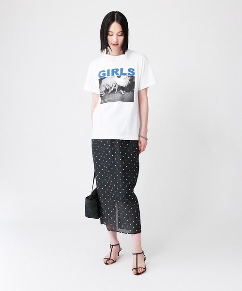 BABYLONE（バビロン）の「シアードットタイトスカート（スカート・レディース・ブラック・38inch/36inch）」の21枚目の写真