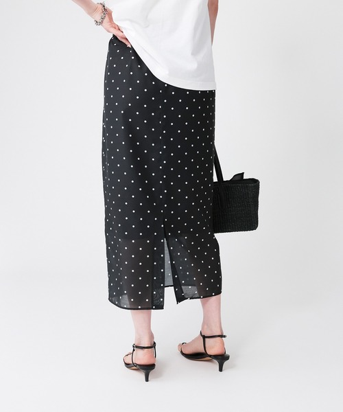 BABYLONE（バビロン）の「シアードットタイトスカート（スカート・レディース・ブラック・38inch/36inch）」の18枚目の写真