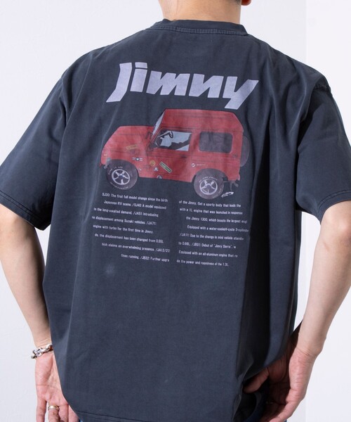 WILDERNESS EXPERIENCE(ウィルダネスエクスペリエンス)の「【WILDERNESS EXPERIENCE×JIMNY】別注バックプリント Tシャツ(Tシャツ/カットソー・メンズ・ネイビー/ホワイト/ブラック/チャコールグレー・M/L)」の3枚目の写真