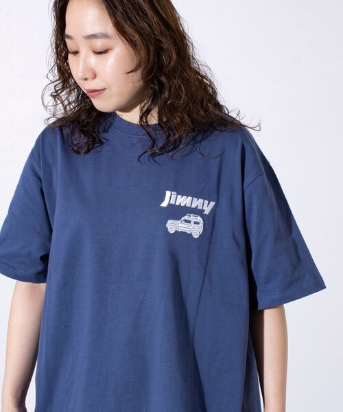 WILDERNESS EXPERIENCE(ウィルダネスエクスペリエンス)の「【WILDERNESS EXPERIENCE×JIMNY】別注バックプリント Tシャツ(Tシャツ/カットソー・メンズ・ネイビー/ホワイト/ブラック/チャコールグレー・M/L)」の7枚目の写真