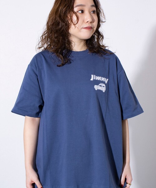 WILDERNESS EXPERIENCE(ウィルダネスエクスペリエンス)の「【WILDERNESS EXPERIENCE×JIMNY】別注バックプリント Tシャツ(Tシャツ/カットソー・メンズ・ネイビー/ホワイト/ブラック/チャコールグレー・M/L)」の8枚目の写真
