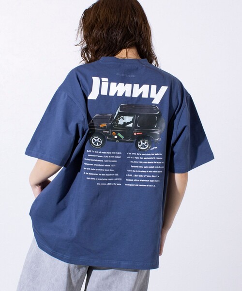 WILDERNESS EXPERIENCE(ウィルダネスエクスペリエンス)の「【WILDERNESS EXPERIENCE×JIMNY】別注バックプリント Tシャツ(Tシャツ/カットソー・メンズ・ネイビー/ホワイト/ブラック/チャコールグレー・M/L)」の9枚目の写真