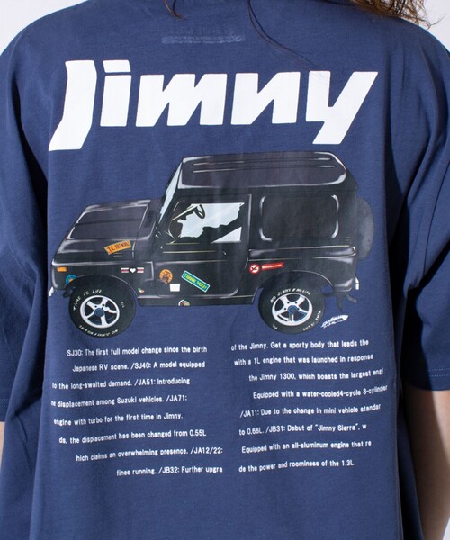 WILDERNESS EXPERIENCE(ウィルダネスエクスペリエンス)の「【WILDERNESS EXPERIENCE×JIMNY】別注バックプリント Tシャツ(Tシャツ/カットソー・メンズ・ネイビー/ホワイト/ブラック/チャコールグレー・M/L)」の11枚目の写真
