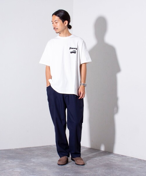 WILDERNESS EXPERIENCE(ウィルダネスエクスペリエンス)の「【WILDERNESS EXPERIENCE×JIMNY】別注バックプリント Tシャツ(Tシャツ/カットソー・メンズ・ネイビー/ホワイト/ブラック/チャコールグレー・M/L)」の12枚目の写真