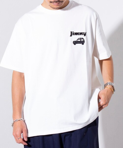 WILDERNESS EXPERIENCE(ウィルダネスエクスペリエンス)の「【WILDERNESS EXPERIENCE×JIMNY】別注バックプリント Tシャツ(Tシャツ/カットソー・メンズ・ネイビー/ホワイト/ブラック/チャコールグレー・M/L)」の14枚目の写真