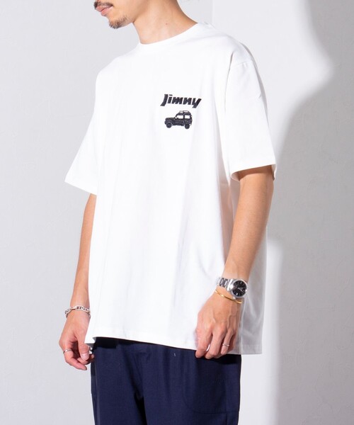 WILDERNESS EXPERIENCE(ウィルダネスエクスペリエンス)の「【WILDERNESS EXPERIENCE×JIMNY】別注バックプリント Tシャツ(Tシャツ/カットソー・メンズ・ネイビー/ホワイト/ブラック/チャコールグレー・M/L)」の15枚目の写真