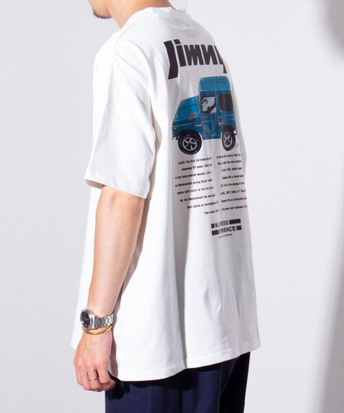 WILDERNESS EXPERIENCE(ウィルダネスエクスペリエンス)の「【WILDERNESS EXPERIENCE×JIMNY】別注バックプリント Tシャツ(Tシャツ/カットソー・メンズ・ネイビー/ホワイト/ブラック/チャコールグレー・M/L)」の16枚目の写真