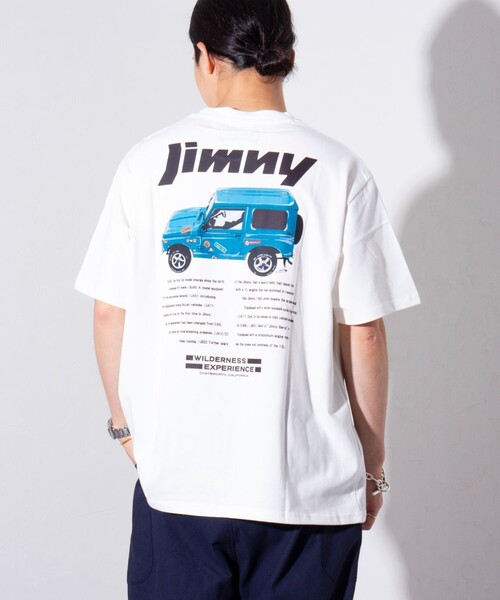 WILDERNESS EXPERIENCE(ウィルダネスエクスペリエンス)の「【WILDERNESS EXPERIENCE×JIMNY】別注バックプリント Tシャツ(Tシャツ/カットソー・メンズ・ネイビー/ホワイト/ブラック/チャコールグレー・M/L)」の17枚目の写真