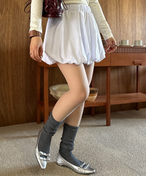 efill（エフィル）の「今シーズン話題の ボリューム バルーン スカート（スカート・レディース・ホワイト/ブラック・FREE）」の19枚目の写真