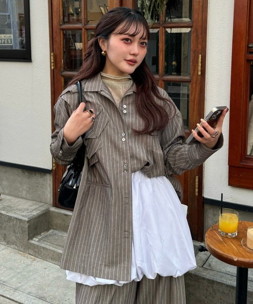 efill（エフィル）の「今シーズン話題の ボリューム バルーン スカート（スカート・レディース・ホワイト/ブラック・FREE）」の12枚目の写真