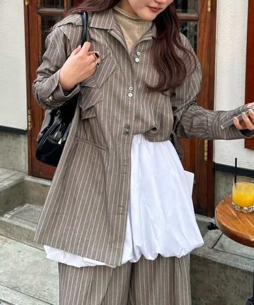 efill（エフィル）の「今シーズン話題の ボリューム バルーン スカート（スカート・レディース・ホワイト/ブラック・FREE）」の10枚目の写真