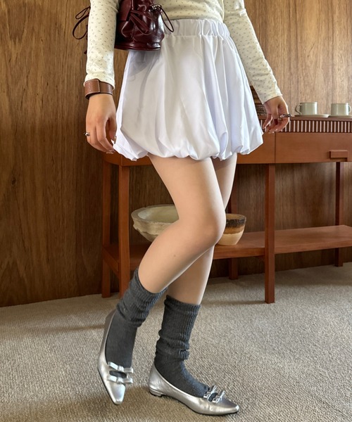 efill（エフィル）の「今シーズン話題の ボリューム バルーン スカート（スカート・レディース・ホワイト/ブラック・FREE）」の8枚目の写真