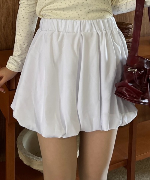 efill（エフィル）の「今シーズン話題の ボリューム バルーン スカート（スカート・レディース・ホワイト/ブラック・FREE）」の13枚目の写真