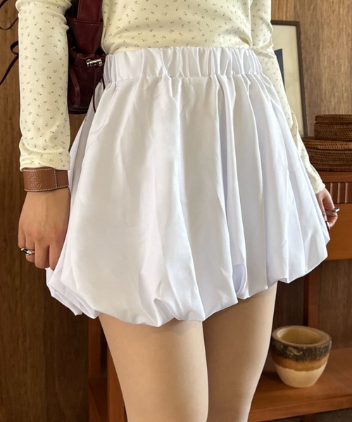 efill（エフィル）の「今シーズン話題の ボリューム バルーン スカート（スカート・レディース・ホワイト/ブラック・FREE）」の15枚目の写真