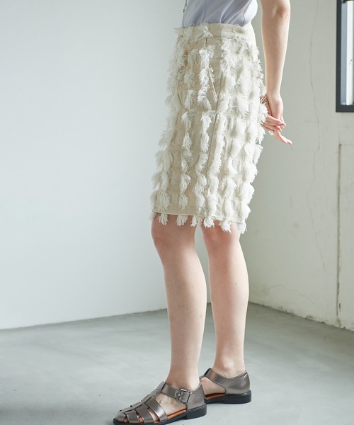 ROSE BUD(ローズバッド)の「フリンジショートパンツ(その他パンツ・レディース・ホワイト・S/M)」の9枚目の写真