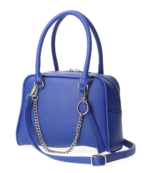 VELETTO（ベレット）の「(VELETTO)CHAIN CHARM BOSTON BAG（ボストンバッグ・レディース・ブルー/ブラック・ONE SIZE）」の2枚目の写真