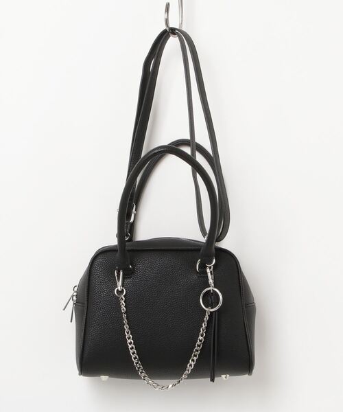 VELETTO（ベレット）の「(VELETTO)CHAIN CHARM BOSTON BAG（ボストンバッグ・レディース・ブルー/ブラック・ONE SIZE）」の14枚目の写真