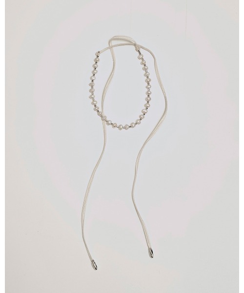 Pearl Ribbon Choker（ネックレス）｜TODAYFUL（トゥデイフル