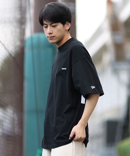 NEW ERA(ニューエラ)の「NEW ERA/ニューエラ 半袖Tシャツ バックプリント オーバーサイズ 14410046/14410047/14410048(Tシャツ/カットソー・メンズ・ホワイト/ベージュ/ブラック・M/L/XL/XXL)」の13枚目の写真