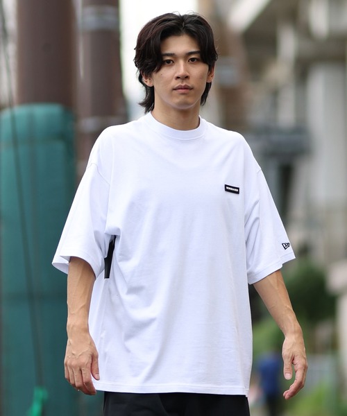 NEW ERA(ニューエラ)の「NEW ERA/ニューエラ 半袖Tシャツ バックプリント オーバーサイズ 14410046/14410047/14410048(Tシャツ/カットソー・メンズ・ホワイト/ベージュ/ブラック・M/L/XL/XXL)」の7枚目の写真