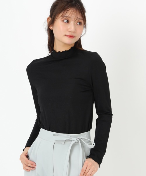 MISCH MASCH（ミッシュマッシュ）の「ラメカットソー（Tシャツ/カットソー・レディース・ホワイト/ブラック/ブルー・ﾌﾘ-）」の22枚目の写真