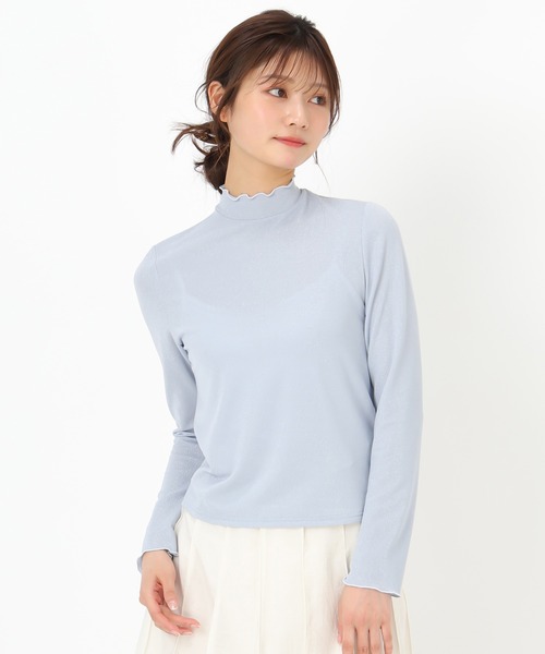 MISCH MASCH（ミッシュマッシュ）の「ラメカットソー（Tシャツ/カットソー・レディース・ホワイト/ブラック/ブルー・ﾌﾘ-）」の17枚目の写真