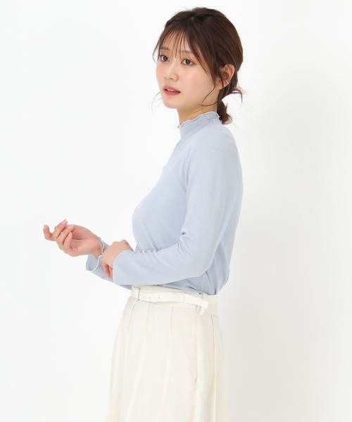 MISCH MASCH（ミッシュマッシュ）の「ラメカットソー（Tシャツ/カットソー・レディース・ホワイト/ブラック/ブルー・ﾌﾘ-）」の14枚目の写真