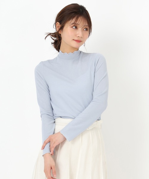 MISCH MASCH（ミッシュマッシュ）の「ラメカットソー（Tシャツ/カットソー・レディース・ホワイト/ブラック/ブルー・ﾌﾘ-）」の15枚目の写真