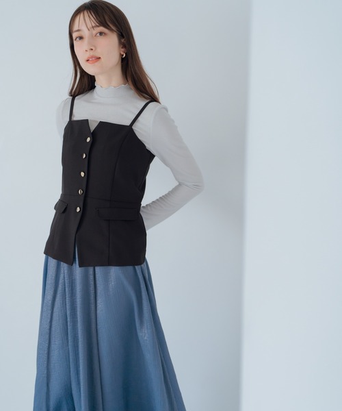 MISCH MASCH（ミッシュマッシュ）の「ラメカットソー（Tシャツ/カットソー・レディース・ホワイト/ブラック/ブルー・ﾌﾘ-）」の5枚目の写真