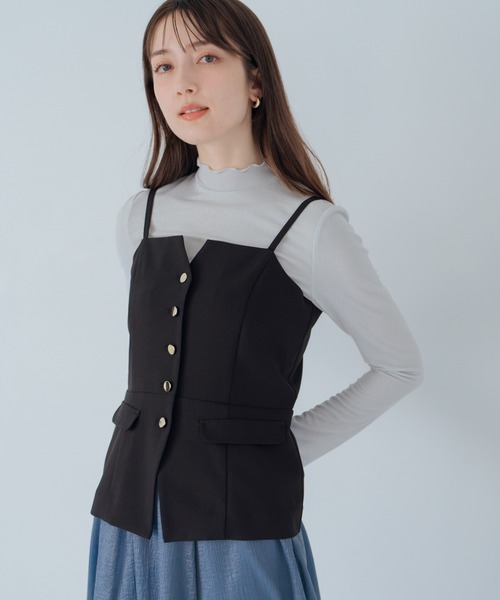 MISCH MASCH（ミッシュマッシュ）の「ラメカットソー（Tシャツ/カットソー・レディース・ホワイト/ブラック/ブルー・ﾌﾘ-）」の8枚目の写真