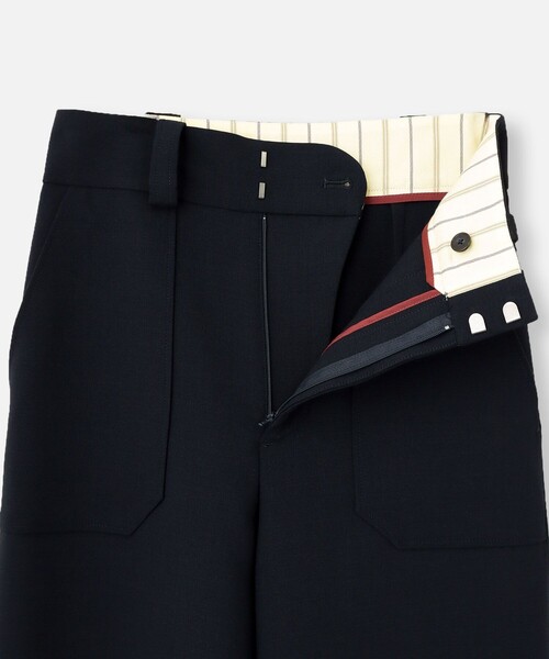 allureville（アルアバイル）の「T/W 2WAYバイヤスワイドパンツ（その他パンツ・レディース・グレー系その他/ネイビー・2/1）」の14枚目の写真