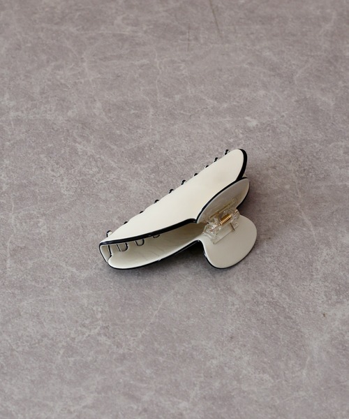 BLUEEAST（ブルーイースト）の「バイカラーバンスクリップ（バレッタ/ヘアクリップ・レディース・ホワイト/モカ/ブラック・FREE）」の13枚目の写真