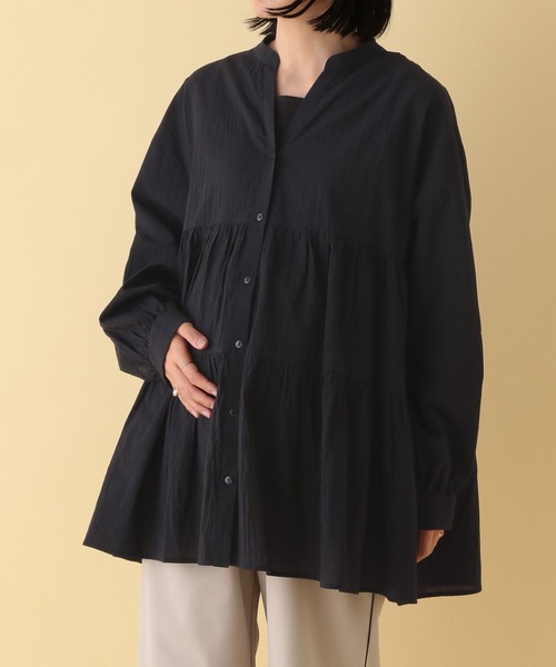 LEPSIM(レプシィム)の「【産前・産後対応】マタニティ/ティアードギャザーブラウス 286283(マタニティウェア/グッズ・レディース・オフホワイト/ピンク/ブラック・FREE)」の20枚目の写真