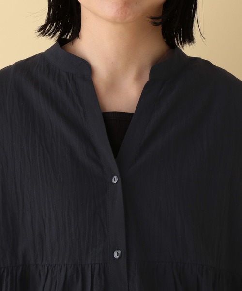 LEPSIM(レプシィム)の「【産前・産後対応】マタニティ/ティアードギャザーブラウス 286283(マタニティウェア/グッズ・レディース・オフホワイト/ピンク/ブラック・FREE)」の10枚目の写真