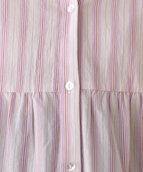 LEPSIM(レプシィム)の「【産前・産後対応】マタニティ/ティアードギャザーブラウス 286283(マタニティウェア/グッズ・レディース・オフホワイト/ピンク/ブラック・FREE)」の7枚目の写真