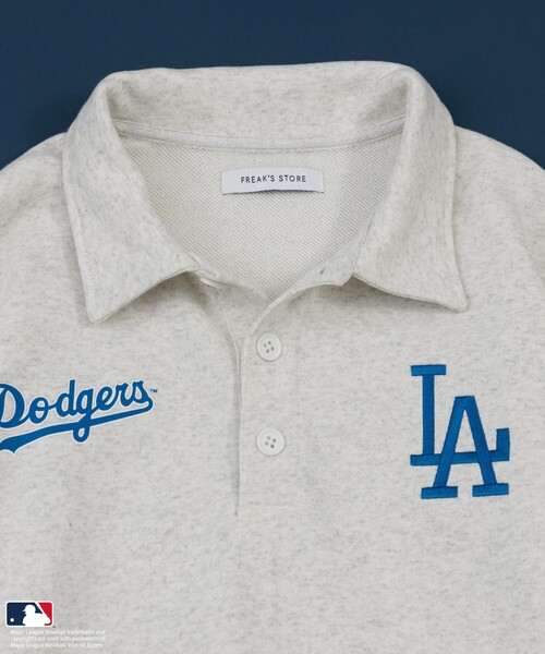 MLB（メジャーリーグベースボール）の「FREAK’S STORE/フリークスストア MLB ポロ襟 スウェット（スウェット・メンズ・グレー/チャコールグレー/ブラウン/ネイビー・MEDIUM/LARGE）」の19枚目の写真