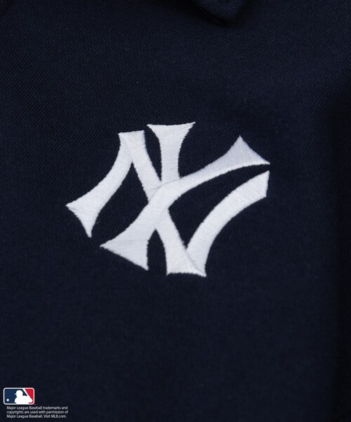 MLB（メジャーリーグベースボール）の「FREAK’S STORE/フリークスストア MLB ポロ襟 スウェット（スウェット・メンズ・グレー/チャコールグレー/ブラウン/ネイビー・MEDIUM/LARGE）」の6枚目の写真