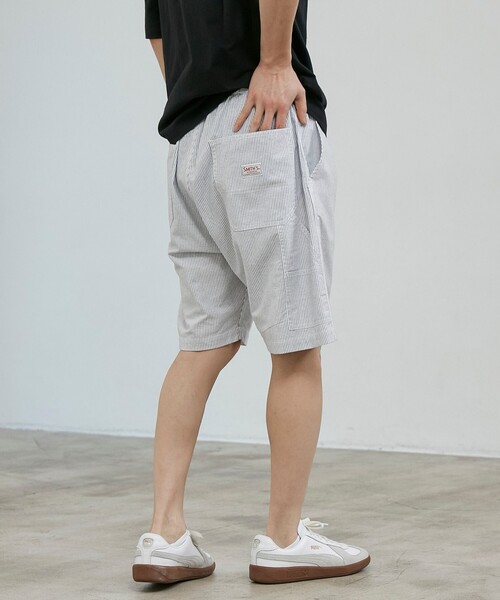 coen(コーエン)の「SMITH’S(スミス)別注ストライプワークショーツ(その他パンツ・メンズ・その他1・XL/L/M)」の1枚目の写真